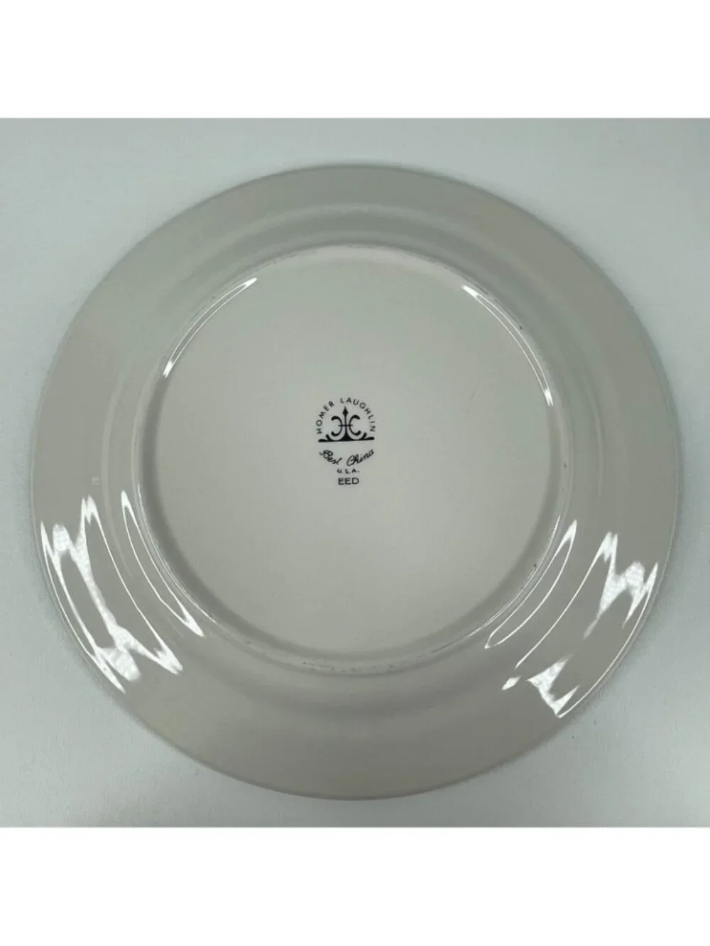 Homer Laughlin Presidential Dinner Plate, Gold Eagle from 1990, Some Scratches